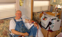Bill doing Daily Home Hemodialysis